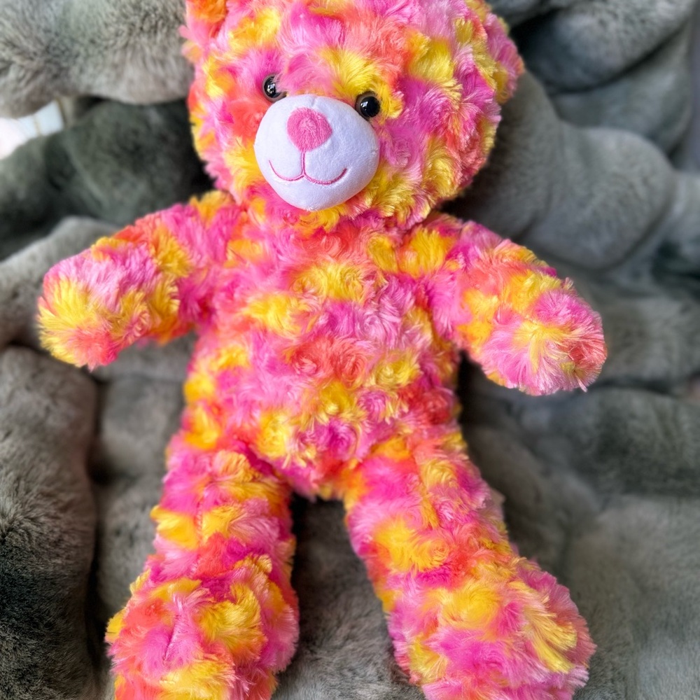 Colorful Plush Teddy Bear for Kids